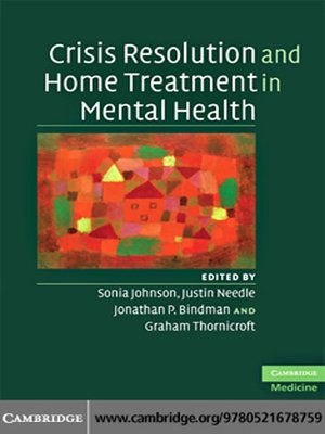 cover image of Crisis Resolution and Home Treatment in Mental Health